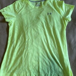 Under Armour yellow/green Tshirt